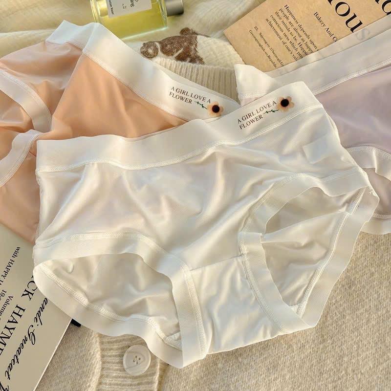 Combo 10 Quần Lót Nữ Chất Su Lụa Mềm Mịn Mát Từ 40kg-70kg Women Quần Chip Nữ Không Lộ Viền Co Giãn Phù Hợp Mặc Áo Dài Mỏng Voi