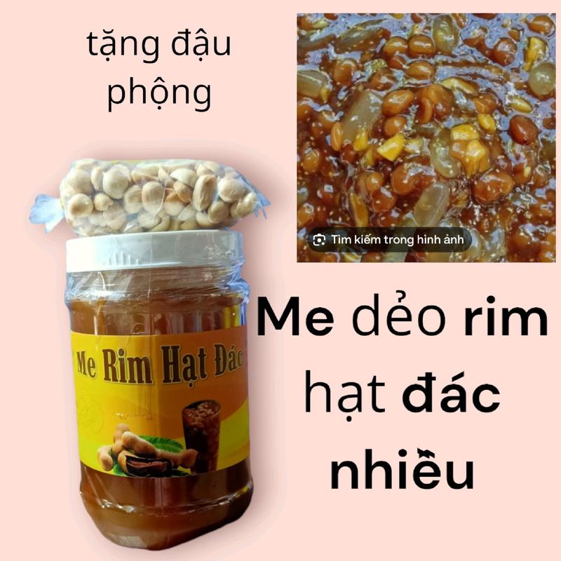  Me Rim Hạt Đác Đặc Sản Miền Tây Tặng Kèm Đậu Phộng Topping Ăn Vặt - Snack Chua 