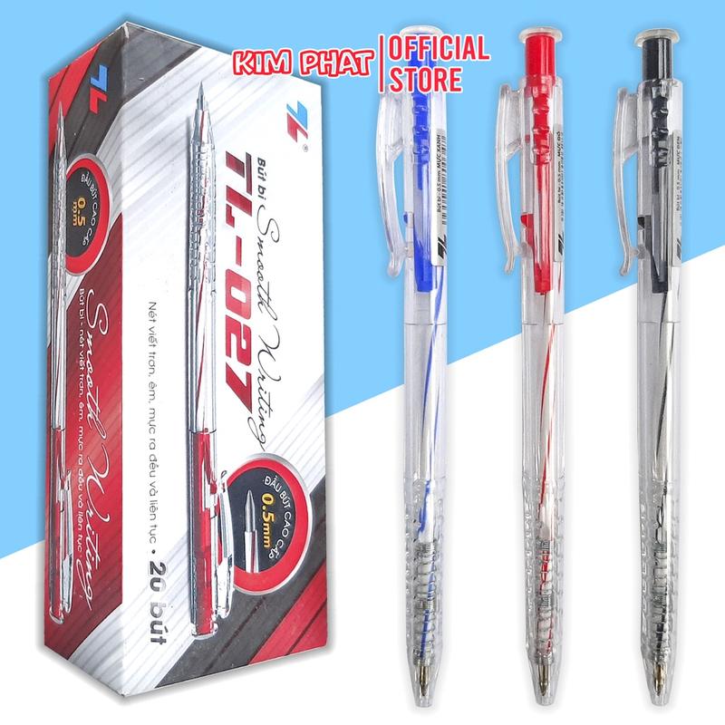 (Chính Hãng) Bút bi Thiên Long 0.5mm TL 027 / Ruột Bút BPR-06 (1 Cái)