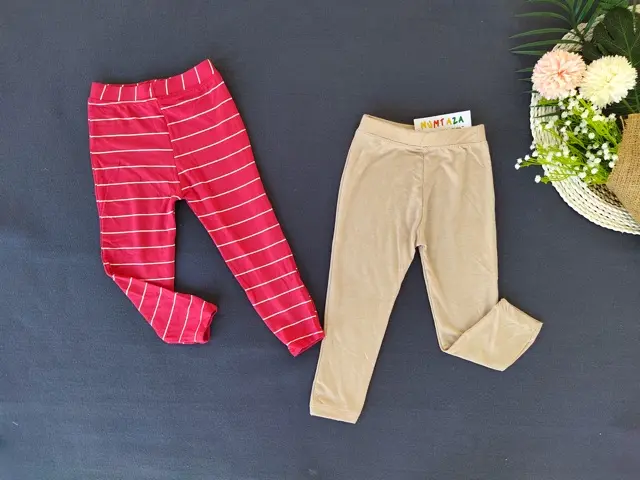 Paket 5 Leging Anak Dikirim Motif/Polos Random 1
