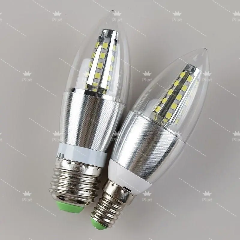 Lampu Candle Led Bohlam Smd 5 Watt E14/E27 Putih Kuning Terang Bagus White 1