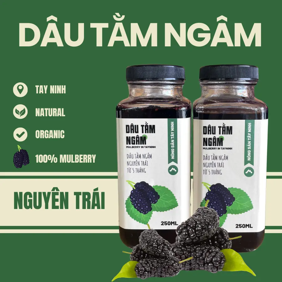DÂU TẰM NGÂM nguyên trái từ  90 ngày - không chất bảo quản