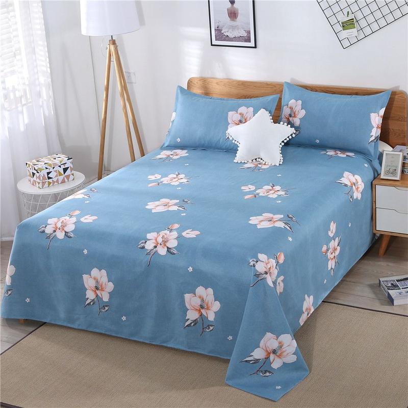 Product Introduction of [Diagonal] Clearance Bed Sheet Single Piece 100% Skin-Friendly Double Single Kang Sheet All-Season Universal Student Dormitory Pillowcase 12