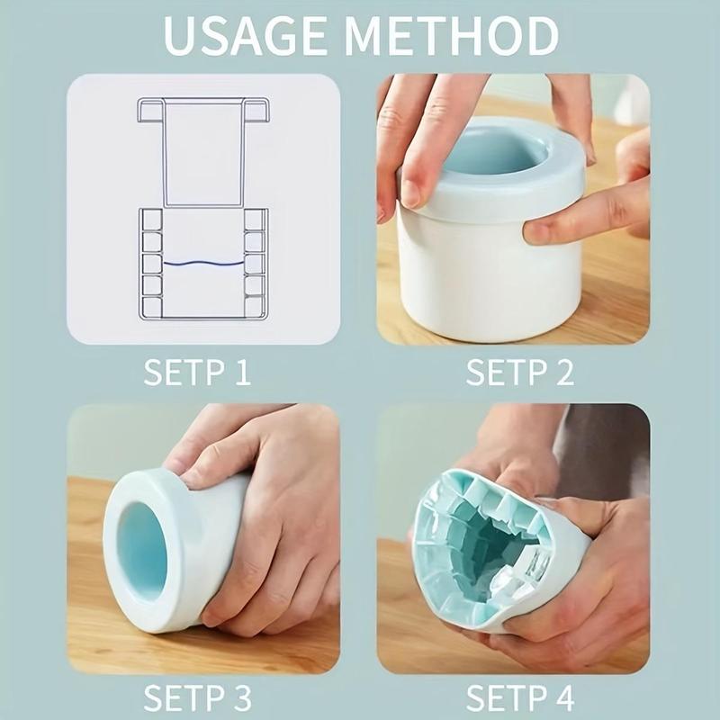 Product Introduction of Silicone Ice Cube Mold, 1 Count Easy Release Ice Cube Maker, Ice Tray for Freezer, Kitchen Utensils & Gadgets, Household Kitchen Products 5
