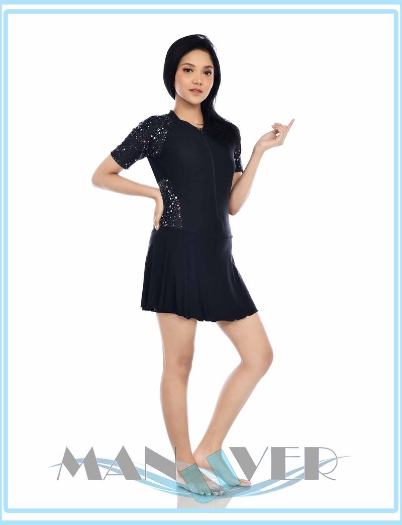 Product Introduction of BAJU RENANG DIVING ROK WANITA DEWASA PKD PAKAIAN RENANG WANITA (LAPIS CUP BH) 0