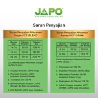 Gambar JAPO Bubuk Minuman Rasa Tiramisu 1 Kg dari Japo Powder Drink Kota Tangerang Selatan 4 Tokopedia