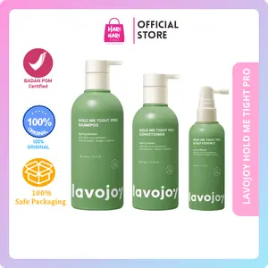 [SPECIAL DISKON 50%] Lavojoy Hold Me Tight Pro Shampoo/Scalp Essence Membersihkan Rontok Conditioner Sampo