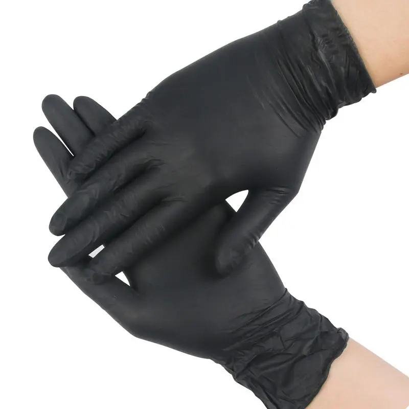 Disposable Gloves, 50/100/1000pcs Nitrile Rubber Gloves, Household Cleaning Gloves for Kitchen, Tattoo Cleaning, Hair Dyeing, Beauty Salon, Home Essentials, Kitchen Gadgets, Household Items