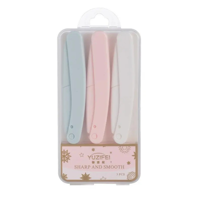 Set 3 dao cạo lông mày YUZI sắc bén tiện lợi dòng cao cấp 8