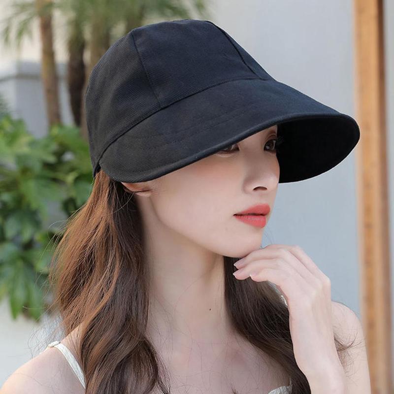 Product Introduction of หมวกที่บังแดดป้องกันรังสียูวี หมวกกันแดดแฟชั่นลำลอง หมวกกลางแจ้งเส้นใยโพลีเอสเตอร์ที่จำเป็น 55-60cm 22