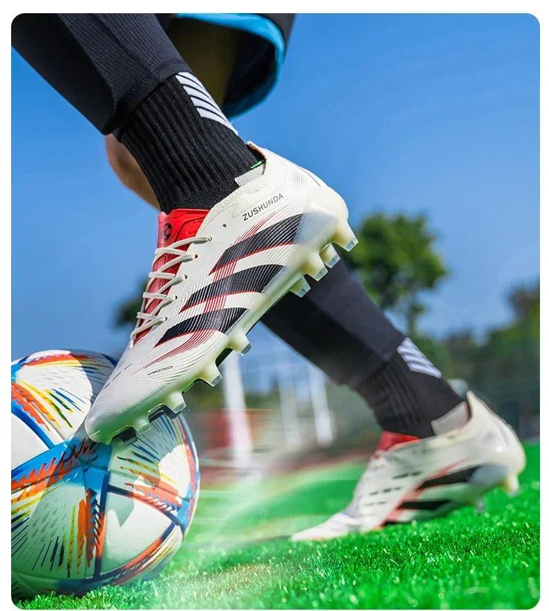 Product Introduction of Indoor Men Football Shoes Fast Society Cleats Soccer Shoes TF/FG Grass Training Football Field Boots Outdoor Sneaker Non Slip 10