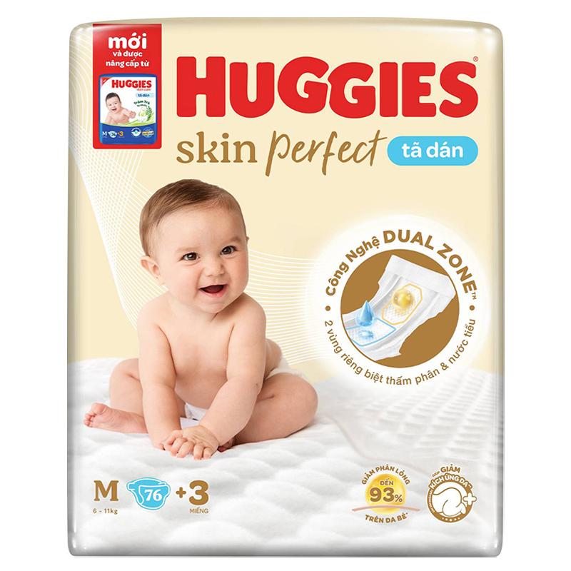 Tã dán Huggies Skinperfect size M dành cho bé từ 6-11kg