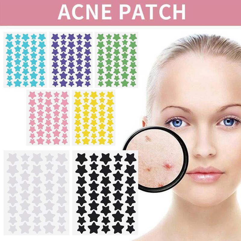 Product Introduction of NEW Colorful Star Shaped PE Pimple Patches Acne Invisible Removal Skin Care Stickers Concealer Face Spot Beauty Makeup Tools 40