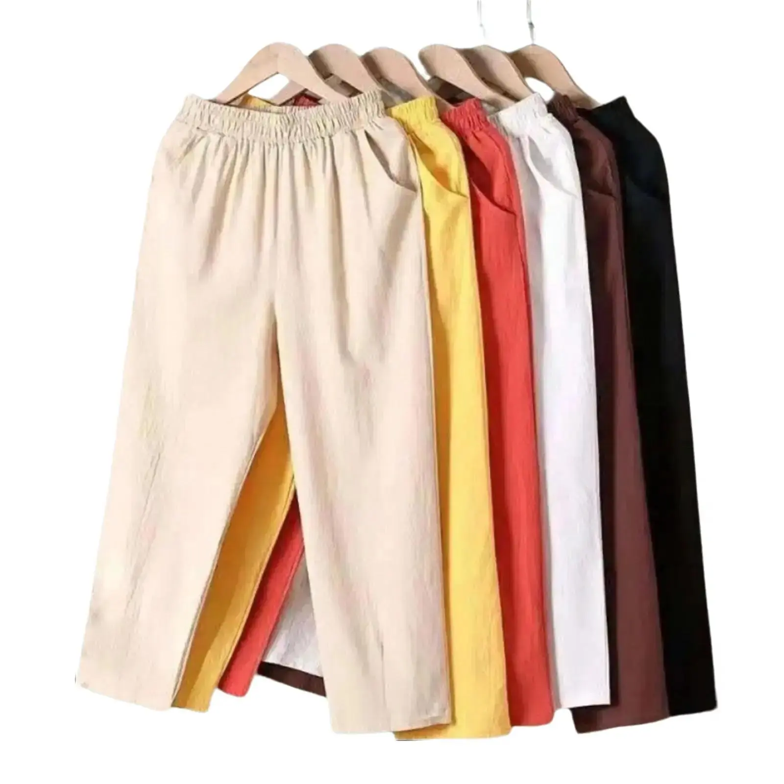 Quần Baggy Đũi Thái, quần đũi dài nữ mặc mát đẹp Bigsize Women Nhung