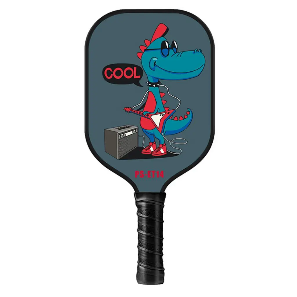 Vợt Pickleball, Bokmnh, Vợt Hoạt Hình Đầy Màu Sắc, Làm Bằng Sợi Thủy Tinh, In Hình Hoạt Hình Vui Nhộn, Thích Hợp Cho Trẻ Em, Vợt Bóng Chày, Nhẹ, Làm Bằng Sợi Thủy Tinh, Lý Tưởng Làm Quà Tặng Sinh Nhật Cho Trẻ Em, Lý Tưởng Cho Pickleball