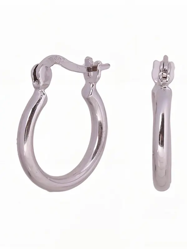 1 Pair Circle Earrings Simple Design for Women Girl, Simple Design All-match Big Circle Hoop Earrings, Hoop Ear Jewelry, Party Holiday Gift Idea 8