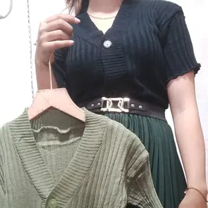 ATASAN RAJUT CROP TOP FASHION WANITA