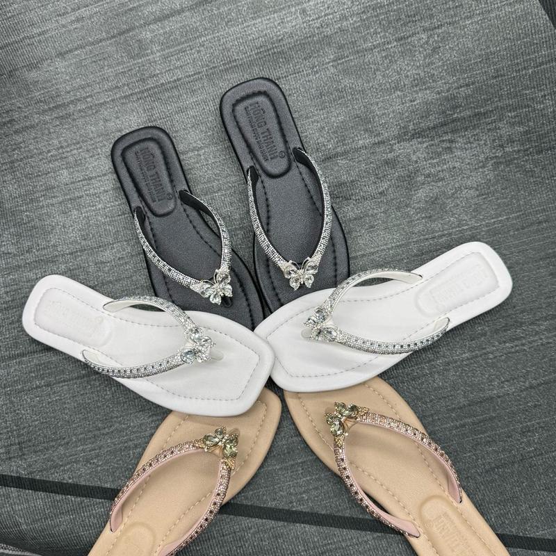 Dép nữ Sơn*Ngân Dép kẹp đá nơ bướm Hàng đẹp form Chuẩn size