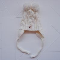 Gambar BYMAMAONTY - POMPOM Beanie (Topi Rajut Bayi) - Pompom-Cream dari BYMAMAONTY Kab. Klaten 1 Tokopedia