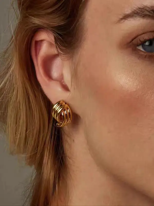 Elegant Knot Design Dangle Earrings for Women, Fashionable Minimalist Stud Earrings for Party & Daily Decor, Trendy All-match & Exquisite Vintage Jewelry for Gift, Gifts for Her 4