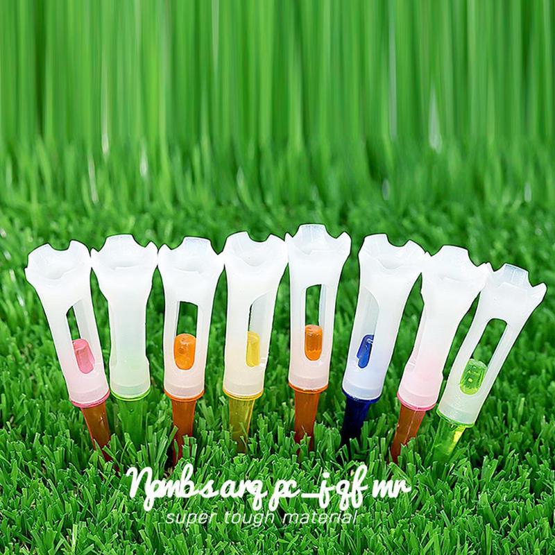 Random Color Plastic Golf Tee, 30pcs/set 4 Claw Design Golf Tee, Golf Training Equipment for Indoor Outdoor Use 6