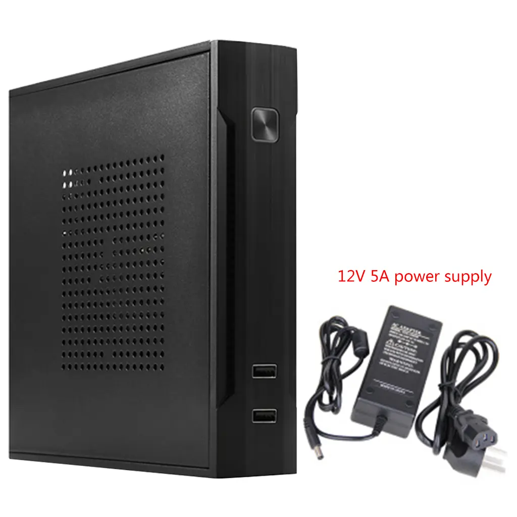 QX01 Mini ITX Computer for Case Usb2.0 2.5Inch HDD SSD Gaming PC Desktop Chassis Cases Enclosure