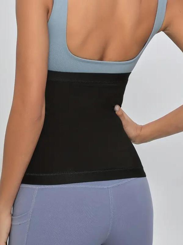 Women's Minimalist Zipper Sauna Sweat Belt, Sweat Waist Trimmer Belt, Tummy Control Fitness Waist Trainer, Sports Compression Belt, Gym Sportswear for Lady, Sport & Outdoor Clothing, Clothes for Women, Gym Wear, Curve Fashion, Gym Clothing 8