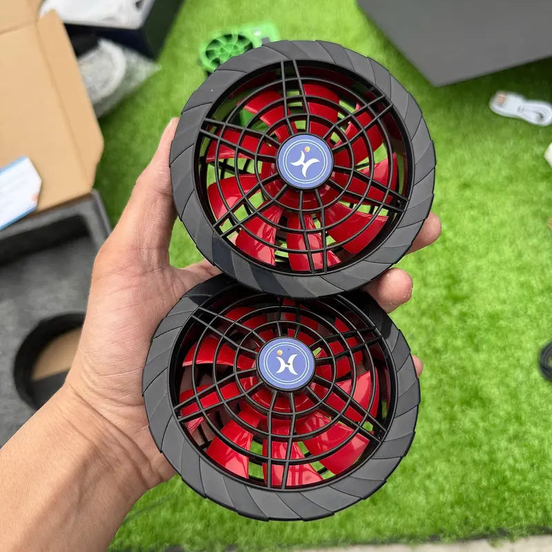 [ New 2025 ] Bộ phụ kiện pin quạt áo điều hoà 24v . 6 cấp độ gió 5
