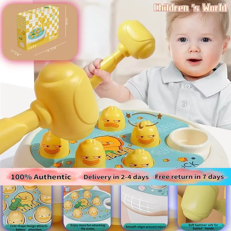 COD Whack-A-Mole Toy Baby Hammer Music Game Child Educational Poundingquality toys Best toys