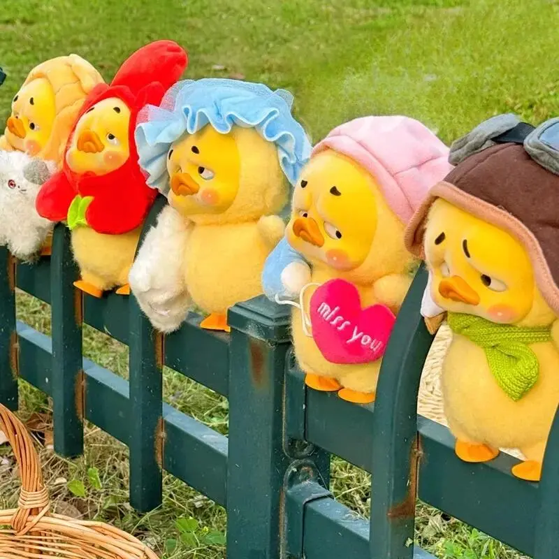 Upsetduck 2 Act Cute Duck Series Plush Doll Blind Box Toys Kawaii Action Figure Model Dolls Mystery Box Toys Surprise Gifts
