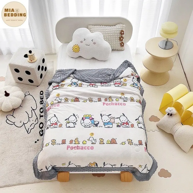 Chăn trẻ em cao cấp thun lạnh siêu mịn màng 0