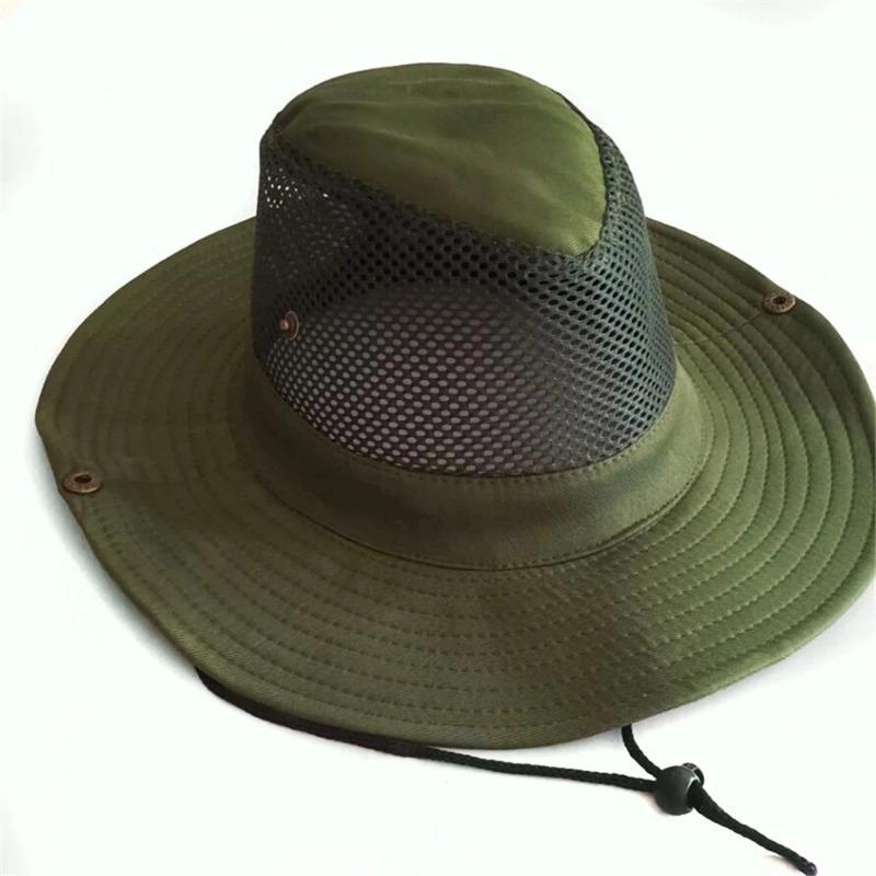 Product Introduction of Summer Fishing Sun Hat Western Cowboy Sun Hat Net Fishing Hats for Men Outdoor Mesh Breathable Cool Hat Knight Hats 10