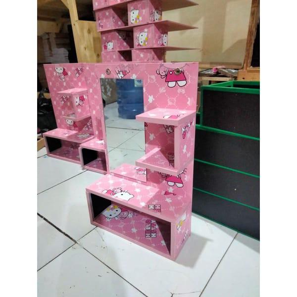 Product Introduction of Rak kosmetik cermin rak minimalis dinding Putih 2