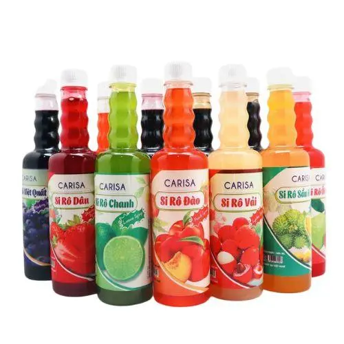 [Nhiều vị] Siro Carisa chai 680g đậm đặc, thơm ngon, hương vị đa dạng