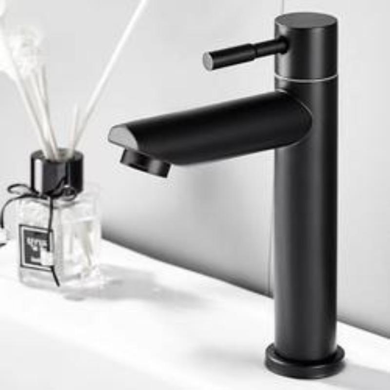 Stainless Steel Single Cold Water Faucet, Public Sink Faucet, For Bathroom And Kitchen 1
