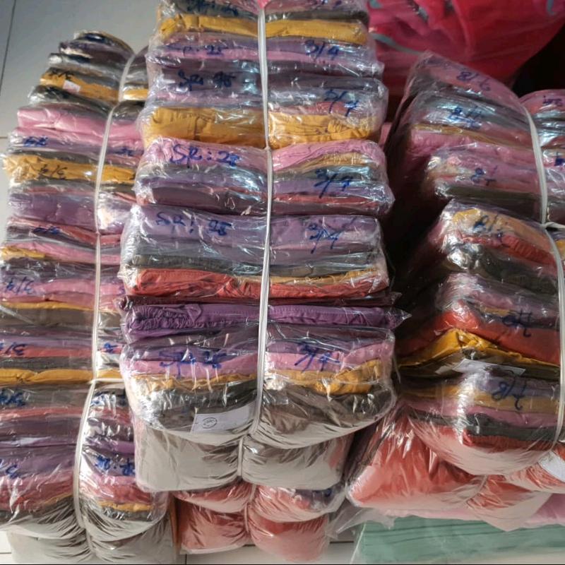 new sherlyn Setelan Rayon Twill Premium Lengan Pendek Celana 7/8 lembut motif wanita  Panjang Sablon Baju 4