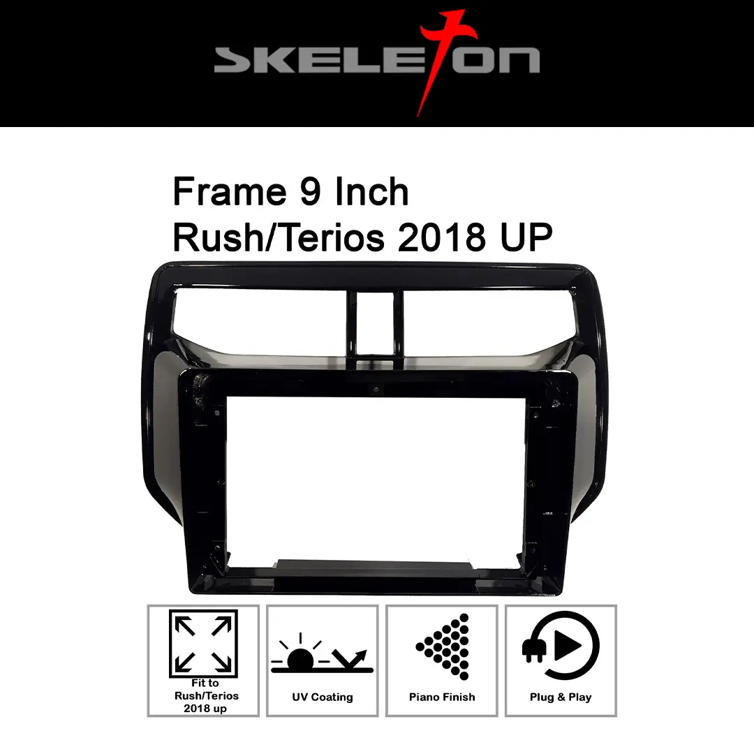 Frame Android 9 inch Head Unit Rush/Terios 2019 Skeleton