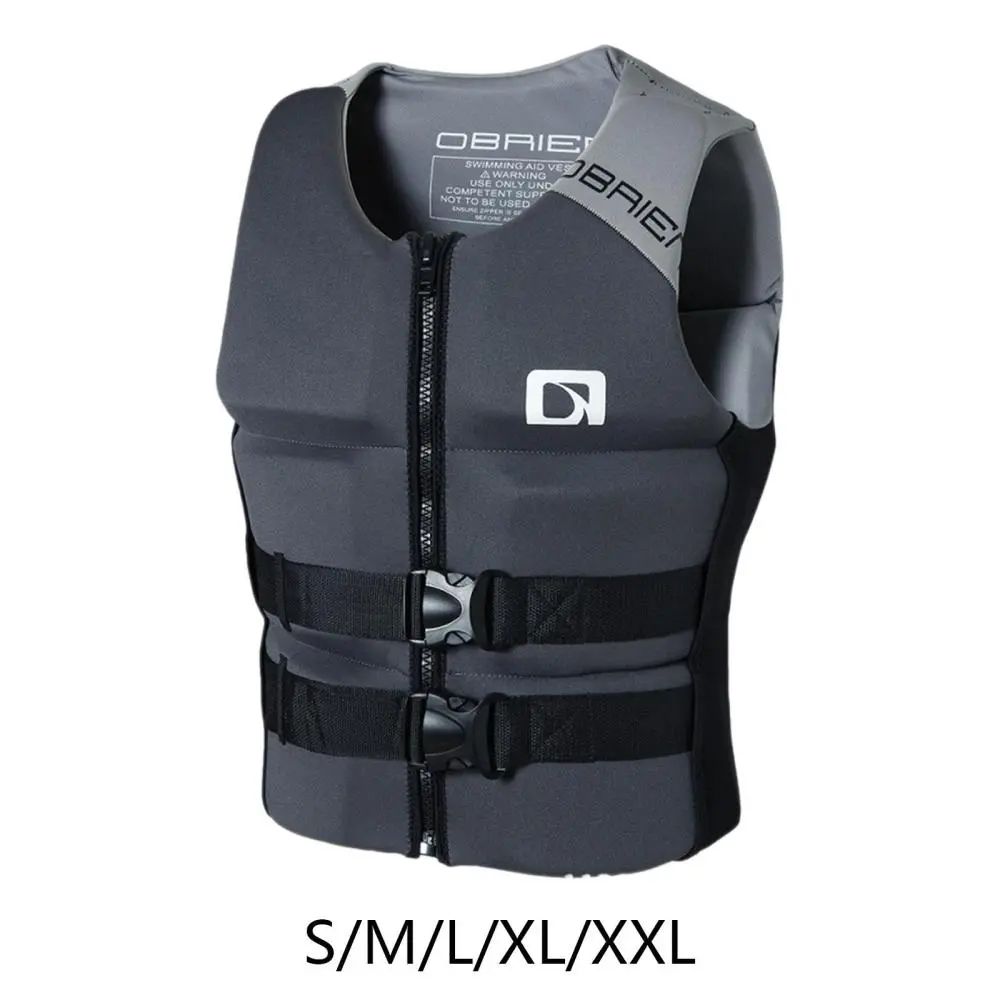 Life Suit Jacket Zipper Swim Vest for Outdoor Activities Fishing Sailing