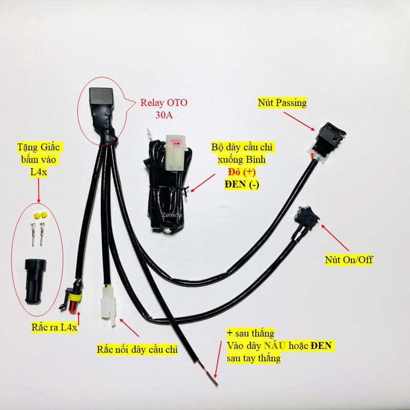 Mạch Passing cơ bản cho đèn trợ sáng L4x Ver1