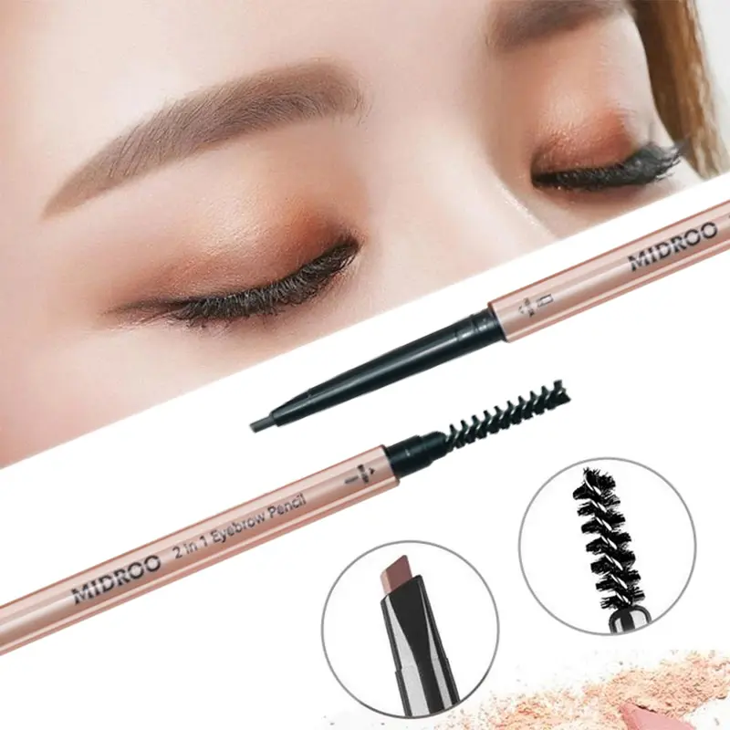 Midroo Chì kẻ mày tự nhiên chống thấm nước lâu trôi xám màu 0.25g 1