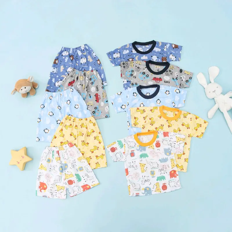 PAKET BAJU ANAK 100 RIBU DAPAT 5 PCS SIZE KECIL Motif Setelan Fashion 2