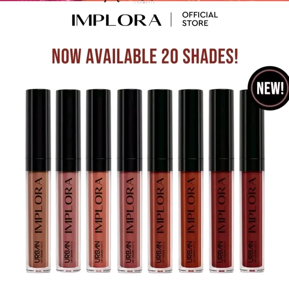 LIPSTIK IMPLORA URBAN MATTE LIPCREAM Matte