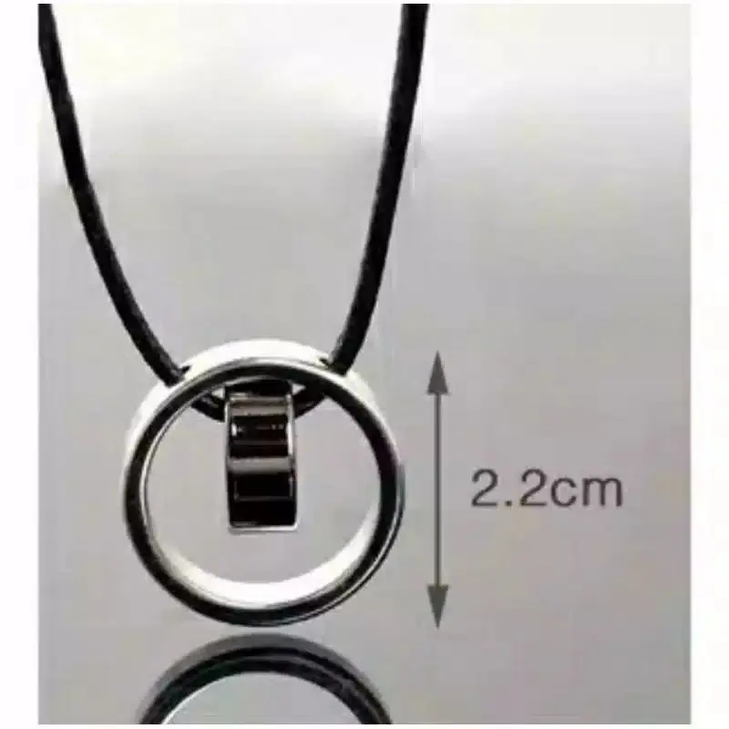 KALUNG TALI HITAM BANDUL CINCIN COUPLE KEREN MACO - CJR TITANIUM Elegan