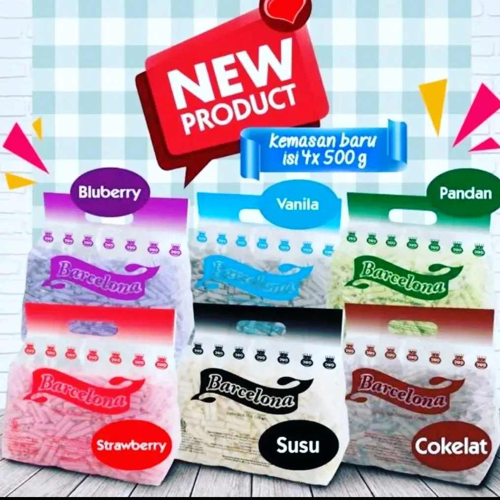 Astor Barcelona bag snack camilan kiloan