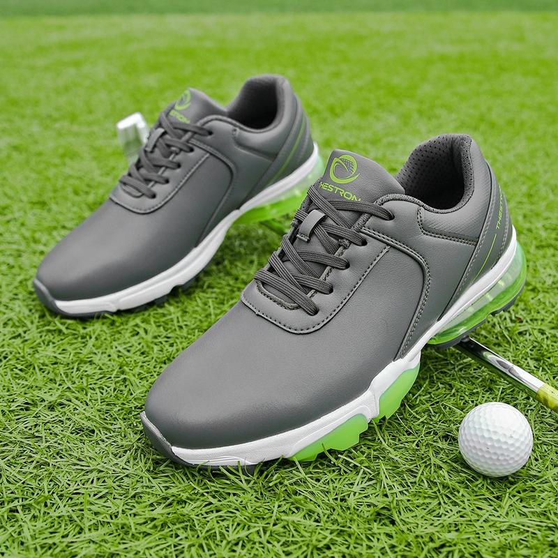 Product Introduction of New Breathable Men's Golf Shoes Professional 8 Studs Large Size Waterproof Non-slip Lightweight Casual Sports Shoes XZ25044 34