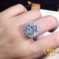 Gambar USHOW Platinum 5 Karat Berlian Penuh Delapan Hati Dan Delapan Panah PT950 Cincin Terbuka Penjualan Panas Wanita - [5 karat], Dapat disesuaikan dari USHOW Kab. Gresik 4 Tokopedia