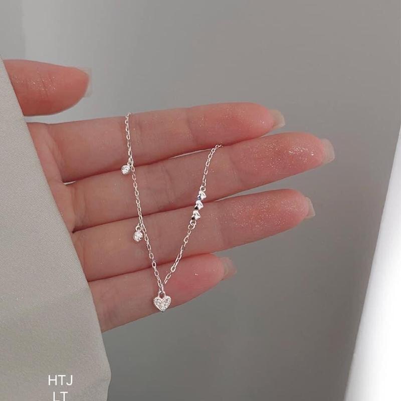 Product Introduction of Lắc tay bạc nữ trái tim mini Heart s925 - MetooSilver 1