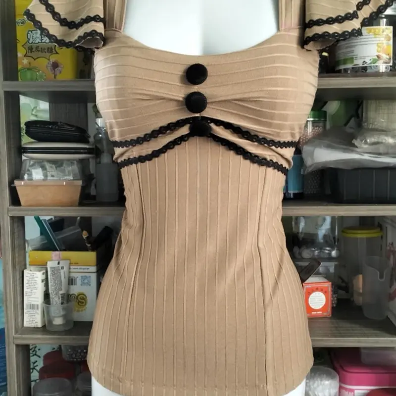 Vải thun Sọc Đài Loan (sọc Cotton)  co giản 4 chiều 3