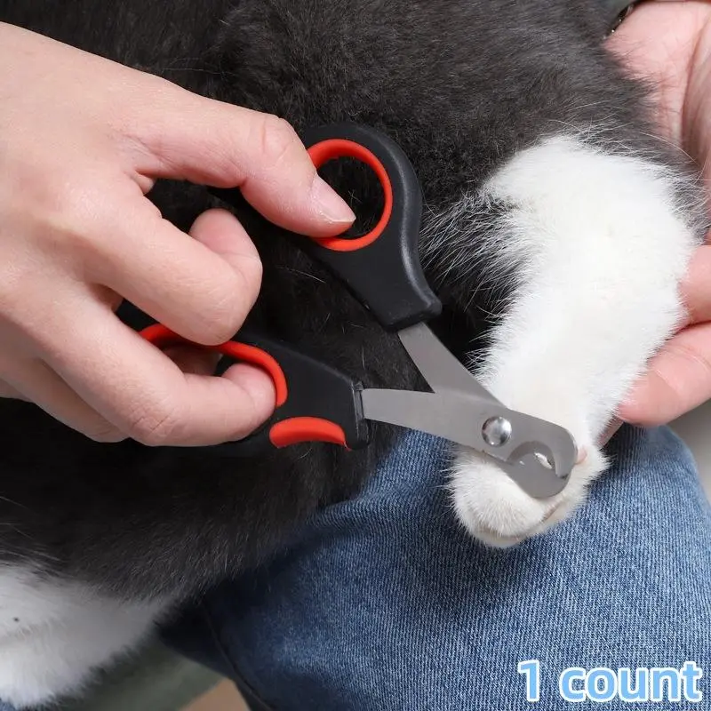 Pet Nail Clipper, 1 Count Pet Nail Trimmer, Cat Nail Clipper, Dog Nail Trimmer, Professional Pet Grooming Tool for Cats & Dogs