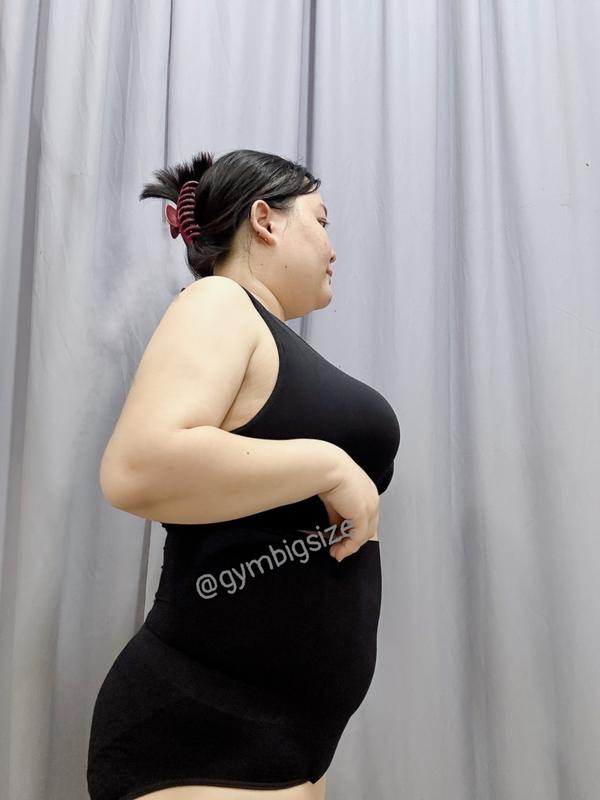 Quần định hình gen nịt bụng bigsize nữ (Đen/Da) plus size 100kg Trơn